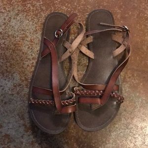 Brown sandals